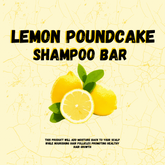 (New)Lemon Poundcake Shampoo Bar For 360 Waves